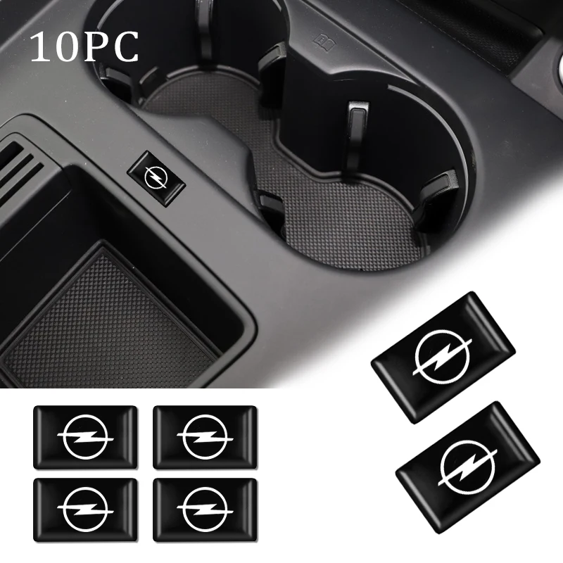 3D эпоксидные наклейки для украшения интерьера автомобиля наклейка Эмблема Opel Astra