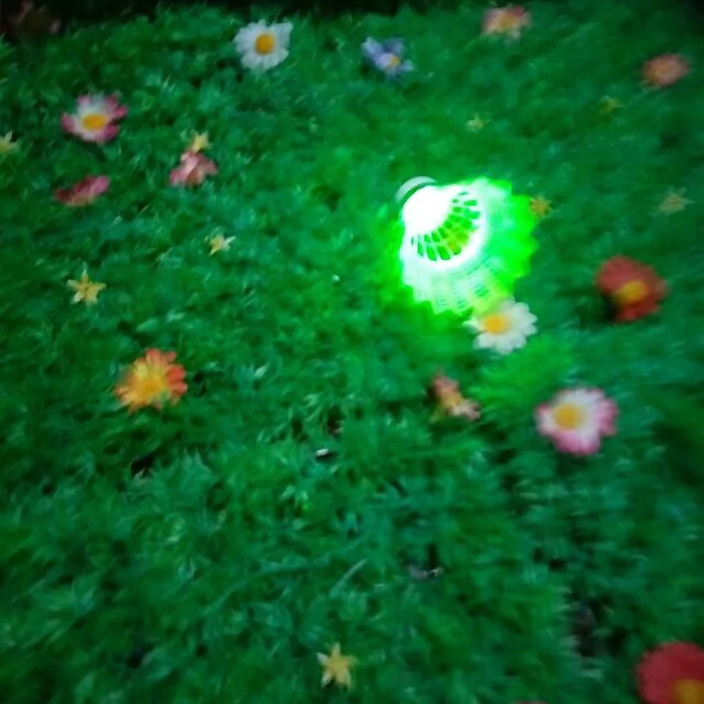 6 шт. светодиодный нейлоновый Волан цветной бадминтон игровой шар Пена голова