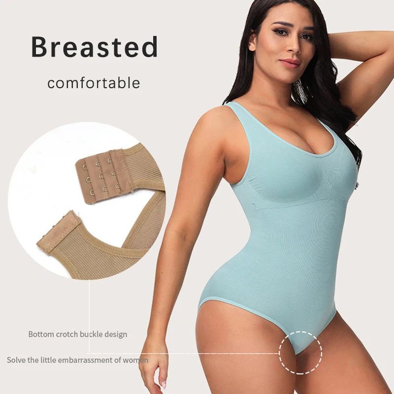 Bodysuit For Women Smooth Body Shapers Butt Lifter Sexy Underwear Bust Gather Shapewear Belly Flat Open Crotch Shaper 2021