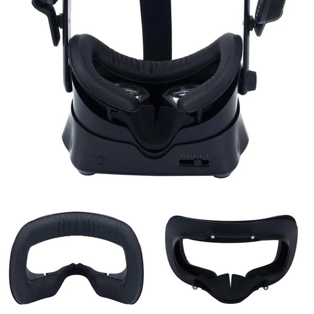 Applicable to Valve Index accessories wide face mask magnetic leather breathable sponge eye mask with shading nose pad
