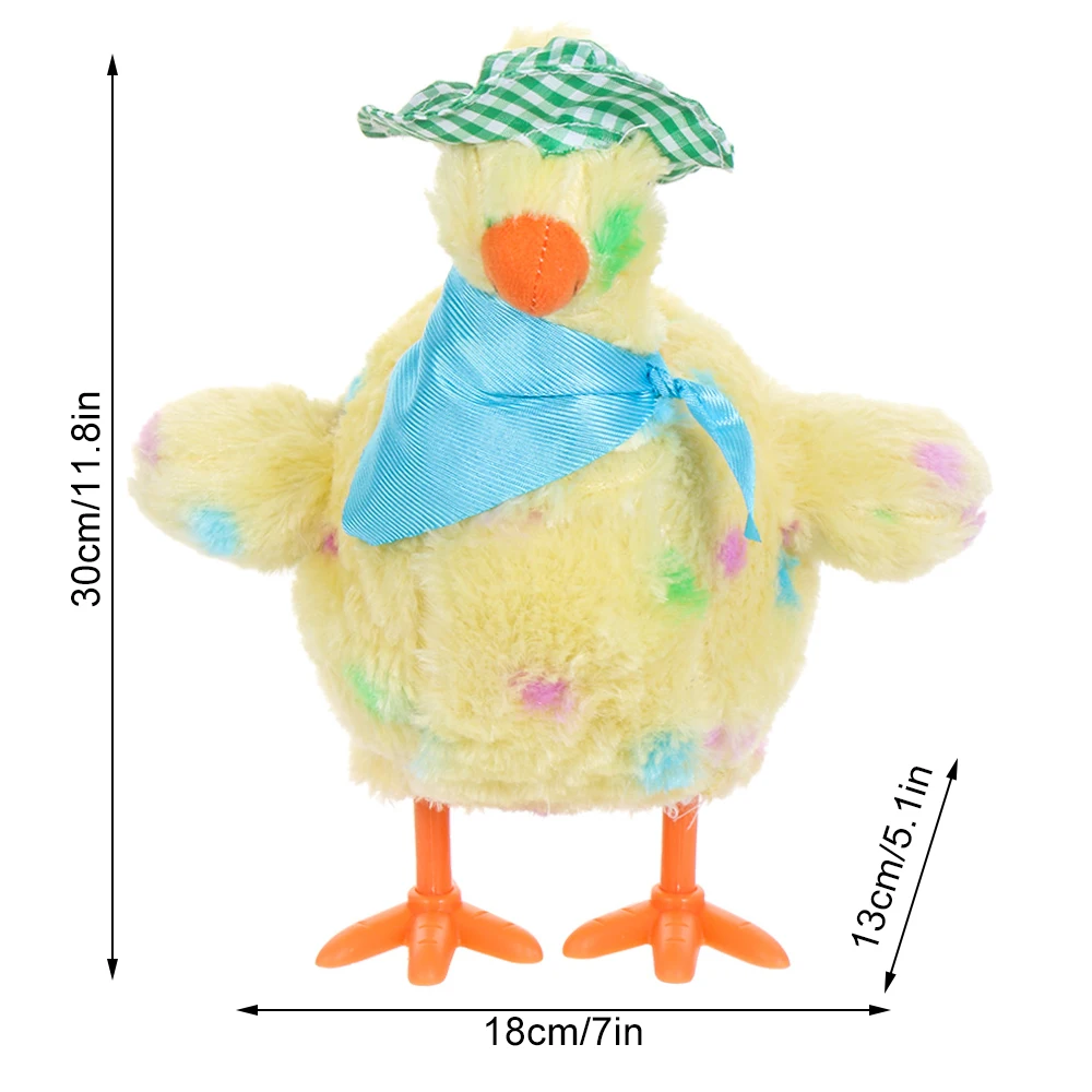 

Hen Laying Eggs Plush Magic Chicken Stuffed Toy Electric Music Dancing Kids Gift Baby Kawaii