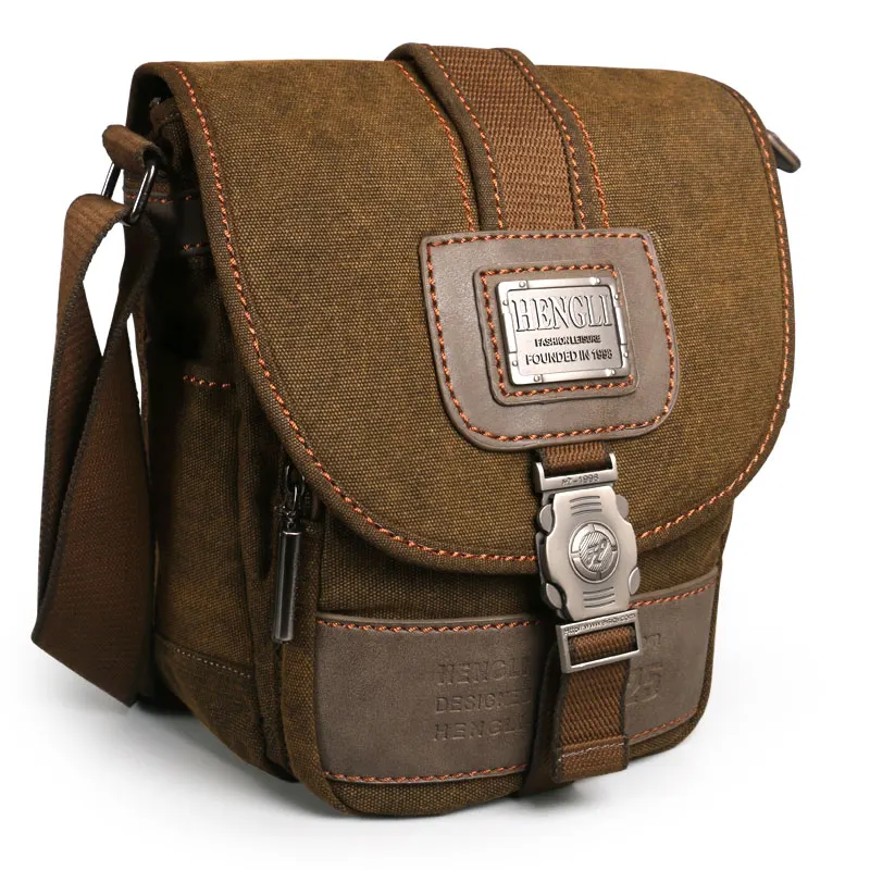 Холщовые сумки через плечо в стиле ретро повседневная износостойкая винтажная