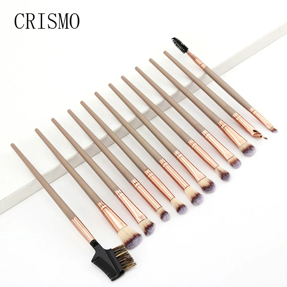 Набор профессиональных кистей для макияжа глаз 12 шт.|Аппликатор теней век| |