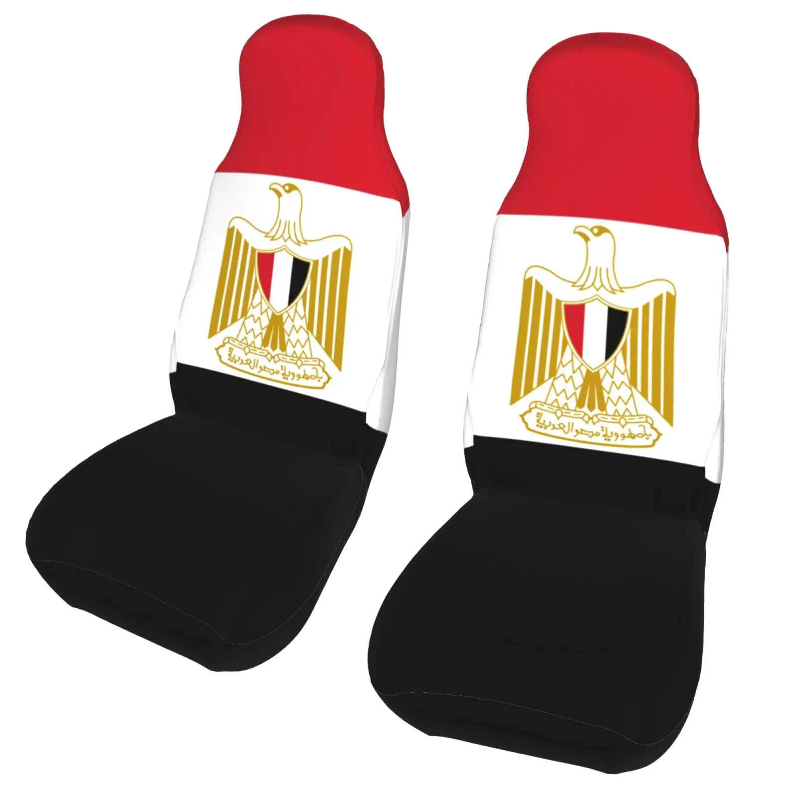 

1/2 шт., автомобильные чехлы на сиденья с принтом национального флага