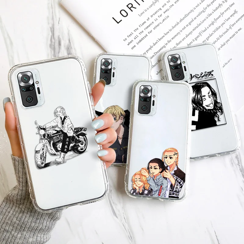 Tokyo Revengers Anime Case For Xiaomi Redmi Note 10 Pro Case Redmi Note9 11 9 Pro 8 T 8T 7 10Pro 9T 9C NFC 9A 10S 9S Cover Funda