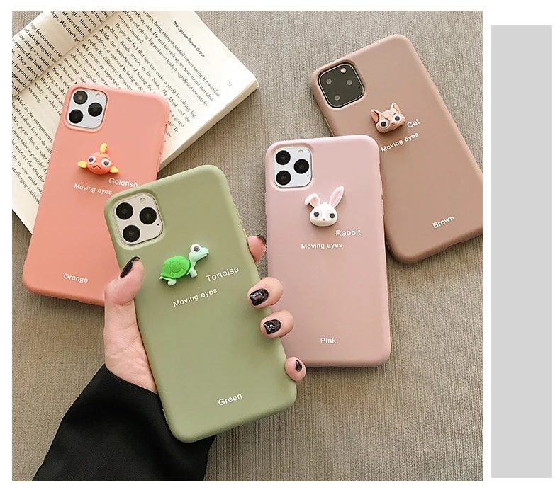 GlamPhoneCase милый маленький зверь чехол для телефона iPhone11Pro/Max X XS Max XR Мягкий силиконовый чехол для iPhone11 7 8 6 6s Plus