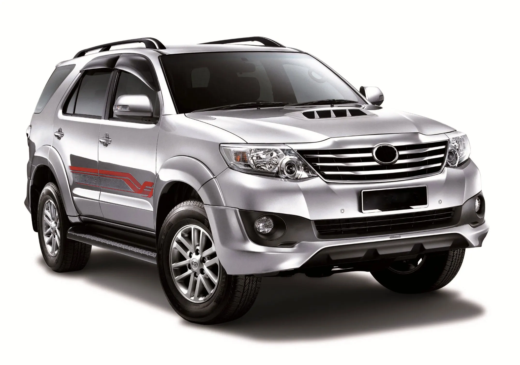 Задний бампер Шаг автомобильные аксессуары задний шаг Накладка для Toyota Fortuner SUV 2012