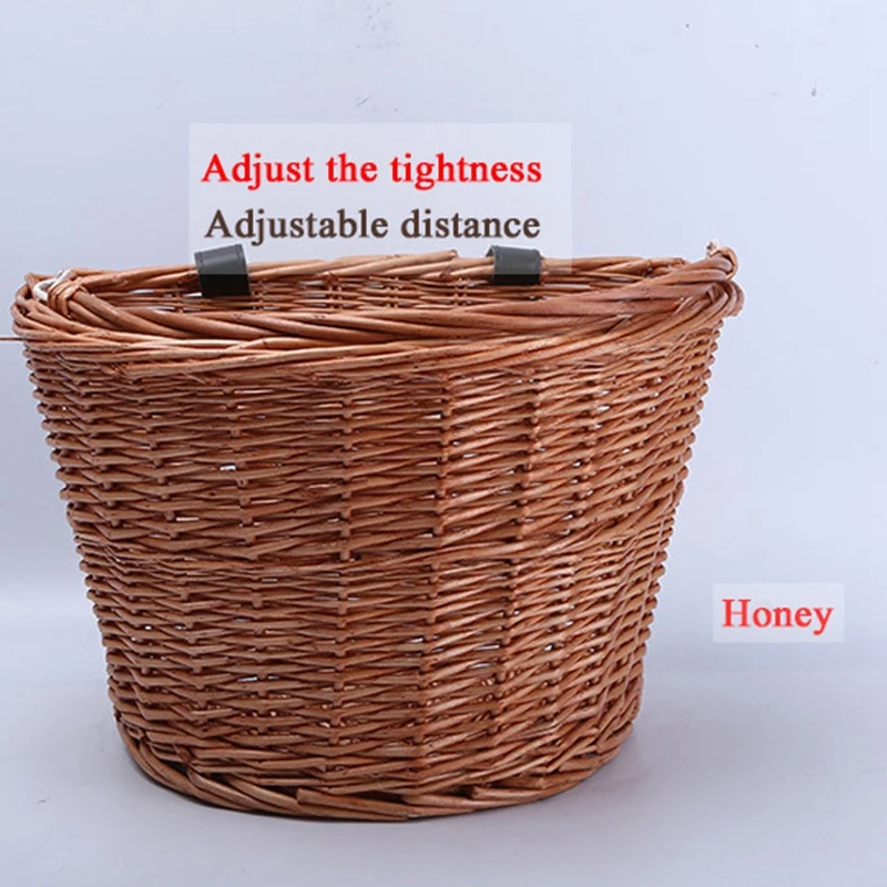 

Bicycle Baskets Bike Shopping Box Bicycle Balance Car Baskets Wicker Bike Scooter Basket Bike Accessories