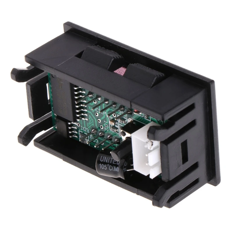 Светодиодный Тахометр 2 в 1 цифровой измеритель оборотов минуту Вольтметр для