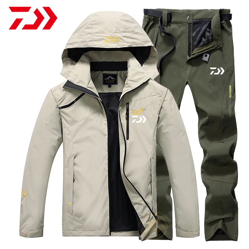 

Daiwa Spring Summer Fishing Clothing Thin Hooded Windproof Waterproof Anti-mosquito Fishing Suits Outdoor Sport Fishing Jackets