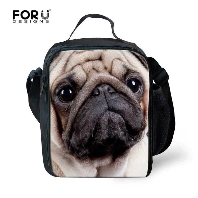 FORUDESIGNS школьный рюкзак для девочек 3 шт. набор рюкзак 3D принт с Мопсом Детский Рюкзак Студенческая Книга сумка Mochila - Цвет: Z3164G