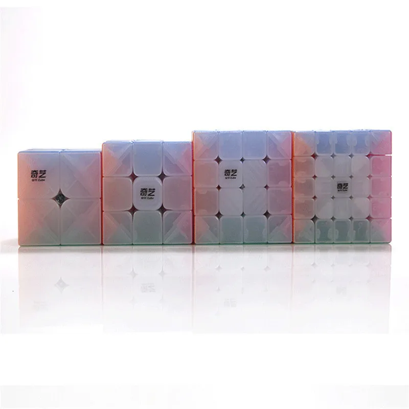 Qiyi магический куб пазл 2x2 3x3 4x4 5x5 необычная форма Пирамида скошенный