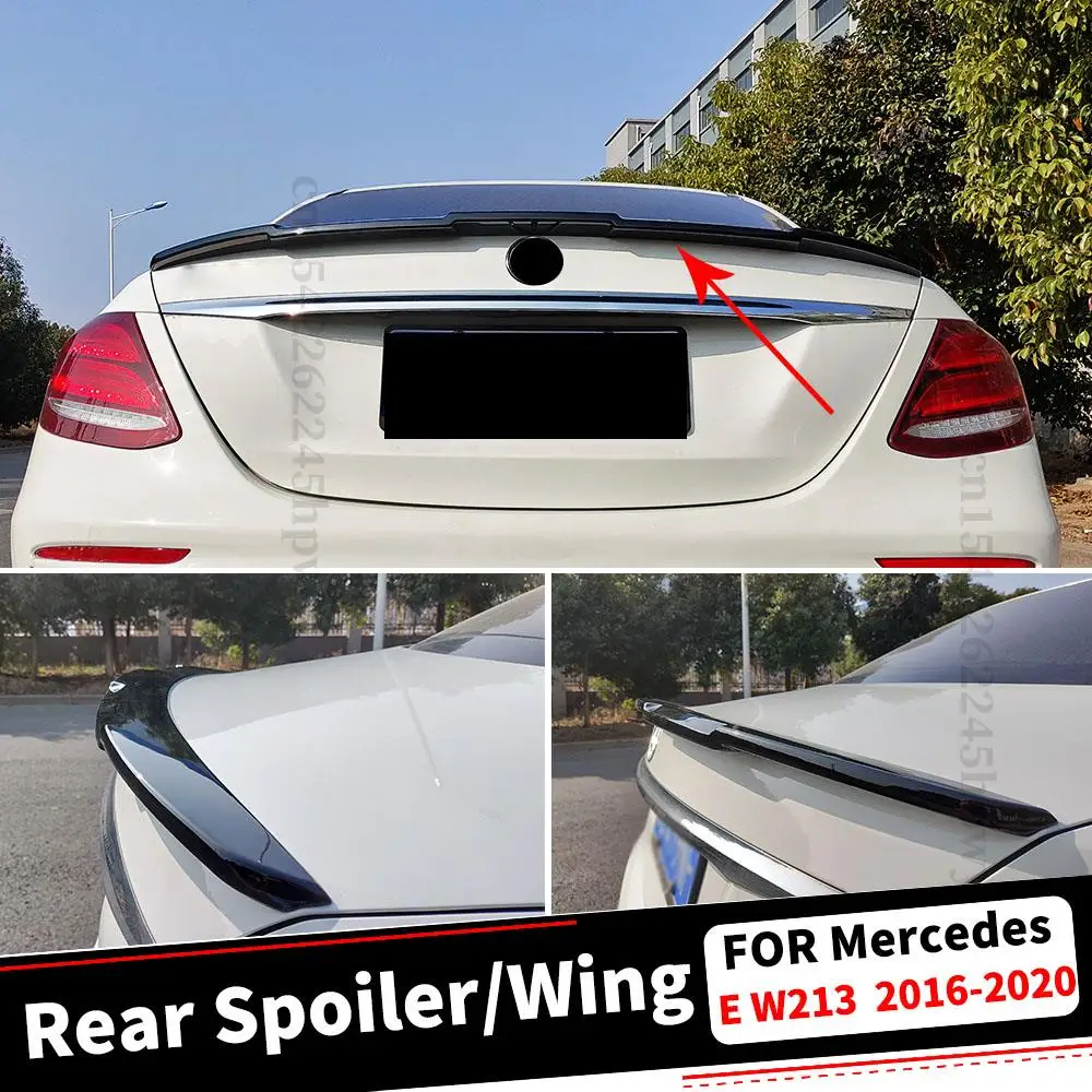 

Набор для тюнинга крыши заднего спойлера крыла из углеродного волокна для Mercedes Benz E W213 2016 2017 2018 2019 2020