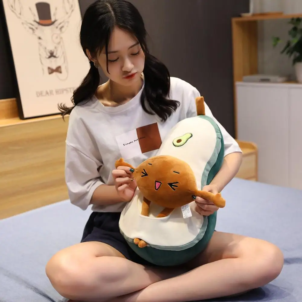 Плюшевый авокадо игрушки костюм Фаршированные Фрукты нутлет подушка дети