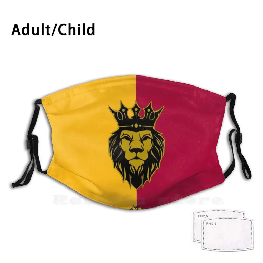 Многоразовая маска для лица Galatasaray Lion с забавным принтом Pm2.1760 Gs Cimbom Турция футбол