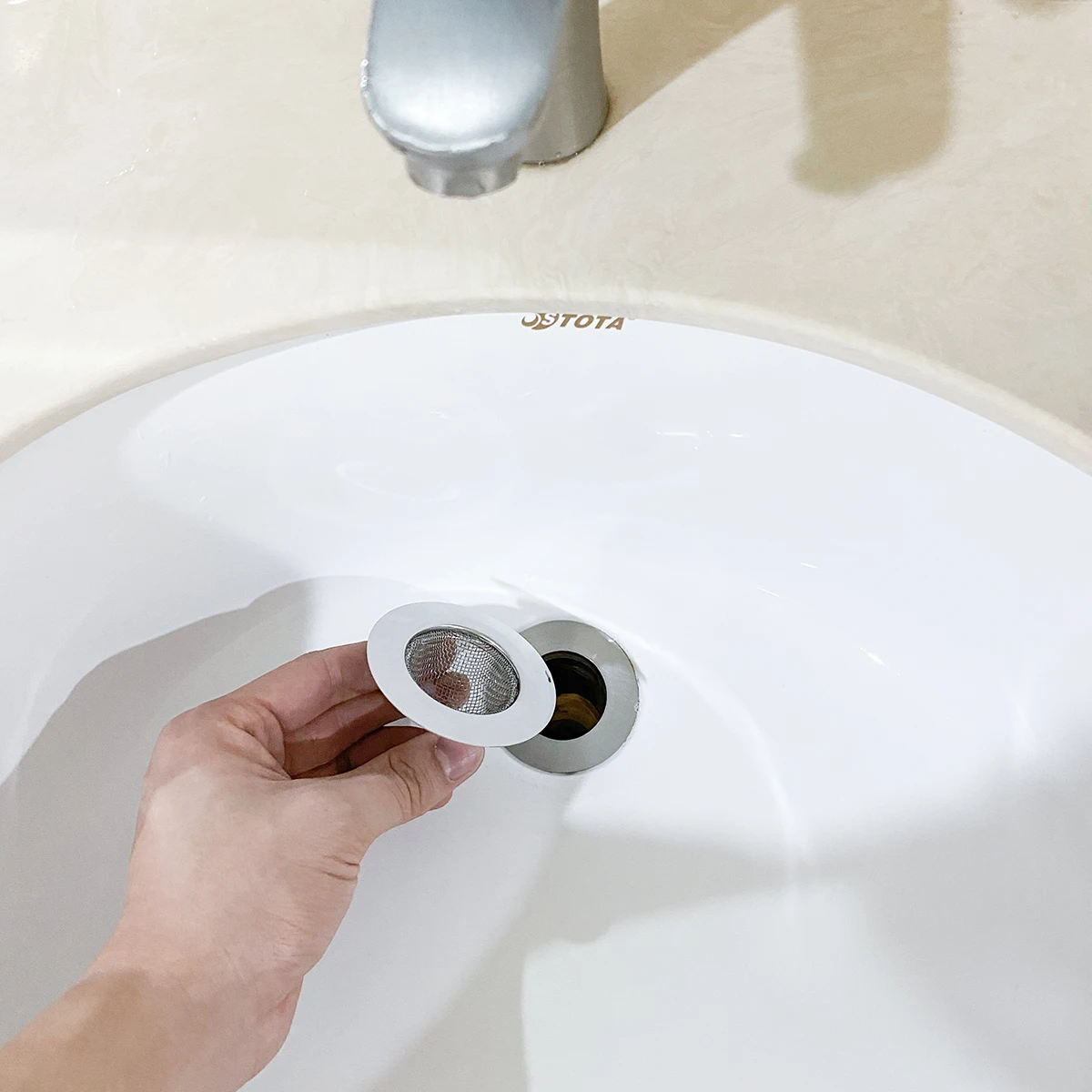 Сетчатый фильтр для раковины с металлической проволокой стопор из нержавеющей