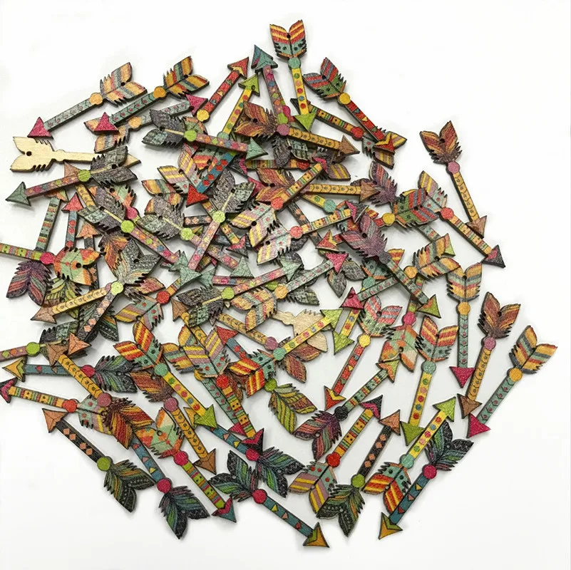 50 шт смешанные цвета Цвет мечом формы кнопки лот для поделок Швейные аксессуары 2