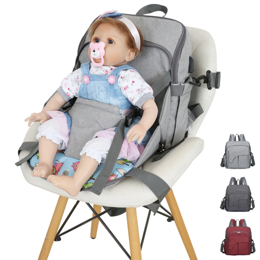 

Складная дорожная сумка, водонепроницаемая вместительная модная, для мам, для детских подгузников, для коляски, комплект для замены детских...