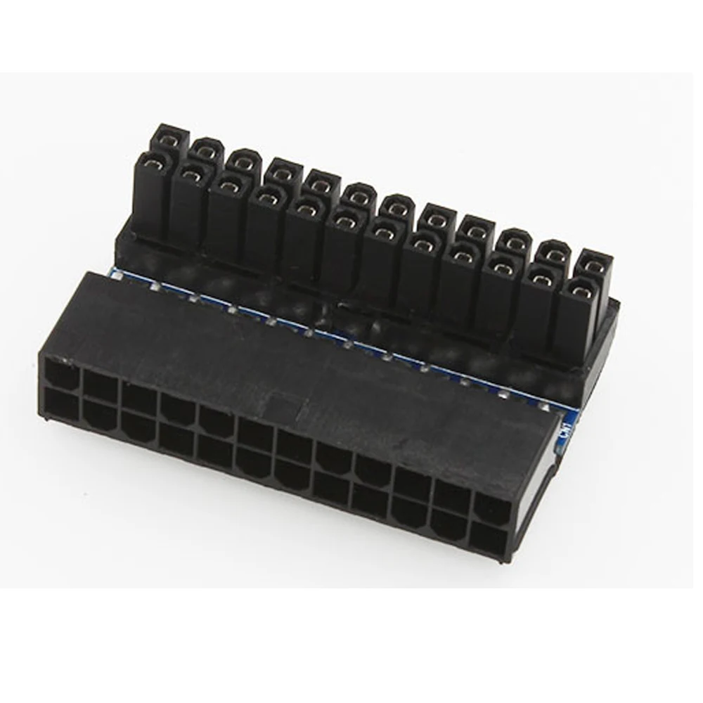 Блок питания ATX 24Pin женский 24pin 90 градусов Мощность адаптер системная плата