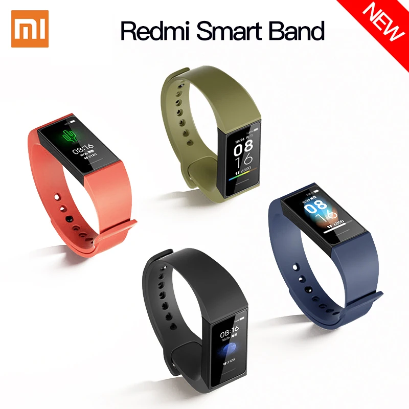 В наличии смарт браслет Xiaomi Redmi Band фитнес 1 08 &quotбольшой цветной экран монитор