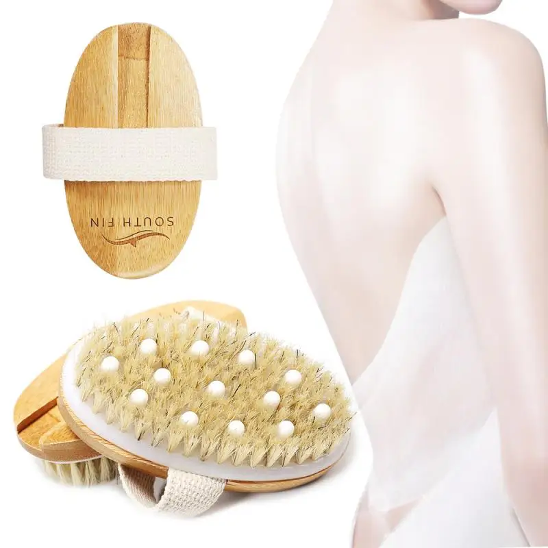 2в1 овальная Массажная щетка для тела массажная ванна целлюлитный душ сухой