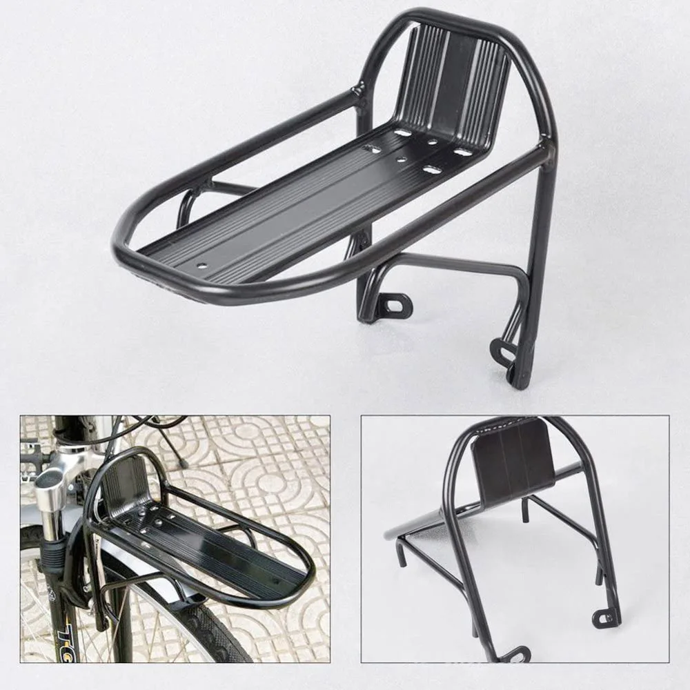 

Bicycle Carrier Front Rack Bike Aluminum Alloy Front Rack Board suitable for Luggage Bicycle Cycling