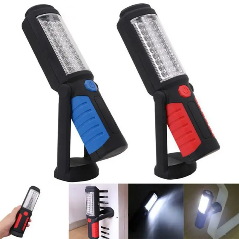 

USB Charging 36 plus 5 LED Work Hand Flashlight Emergency Inspection Torch Light Adhesive Sticky Rechargeable With Hook Portable