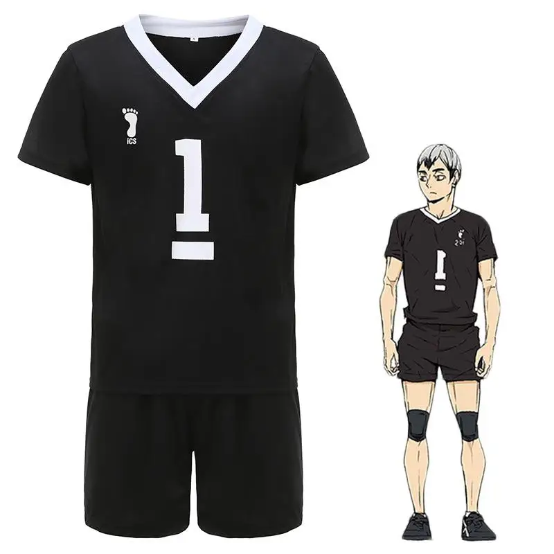 Костюм для косплея Haikiyu воллейбол команда Джерси Haikyuu Inarizaki Осаму Miya Atsumu Shoole