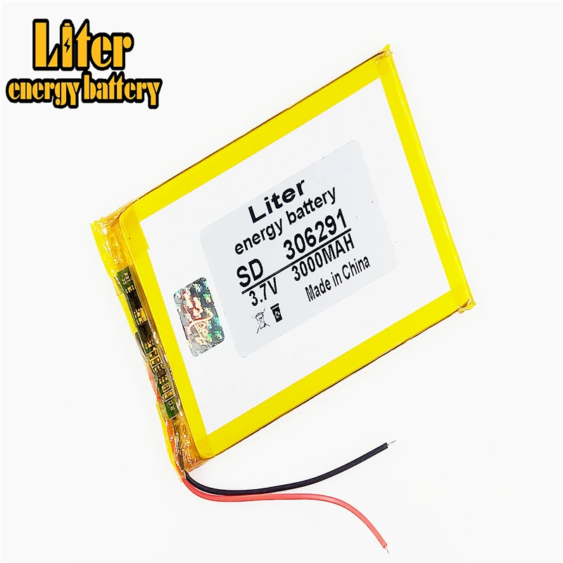 306291 3.7V 3000mah Lithium Tablet polymer battery With Protection Board For GPS PC Digital Products | Компьютеры и офис