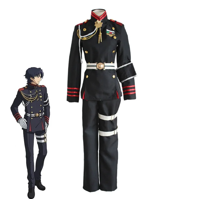 

Anime Seraph of the end Cosplay Guren Ichinose Cosplay Costume Owari no Seraph Military Uniforms Outfits Halloween Costumes