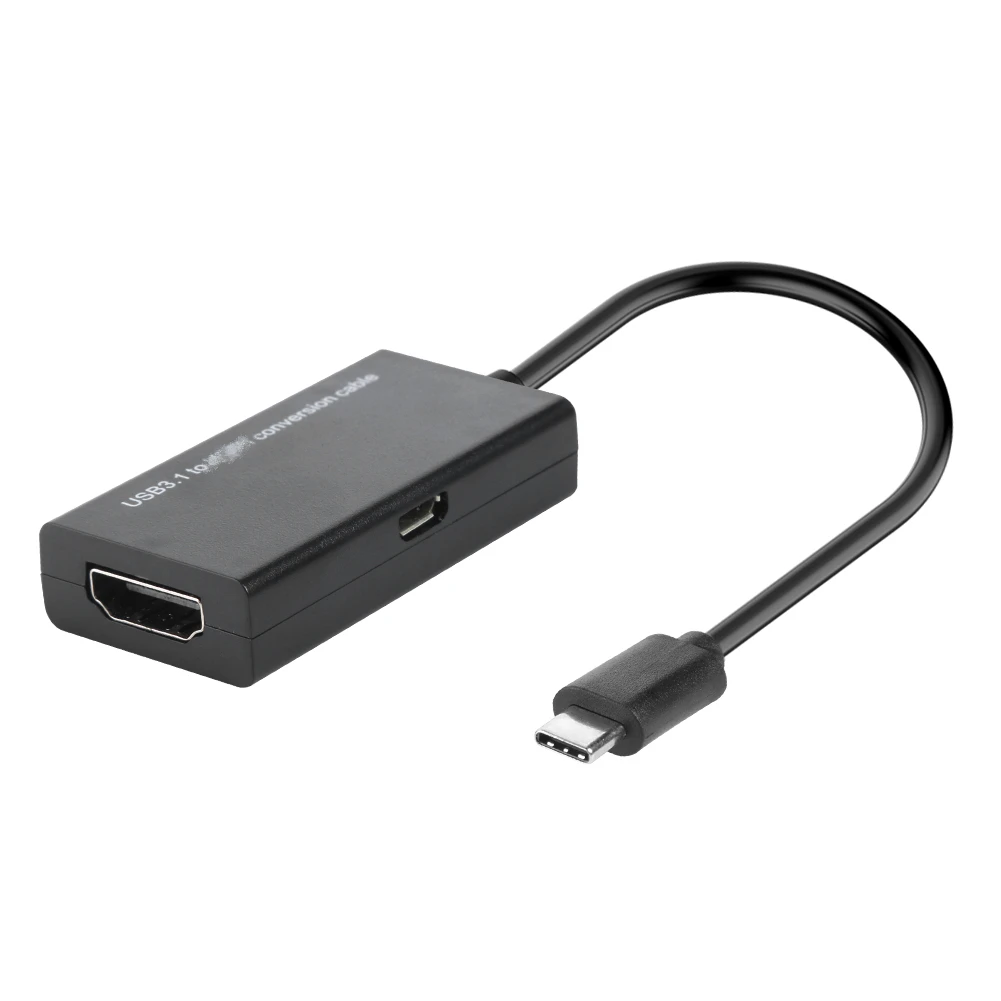 USB 3 1 Тип C к совместимому с HDMI переходник внутренней резьбой адаптер конвертер
