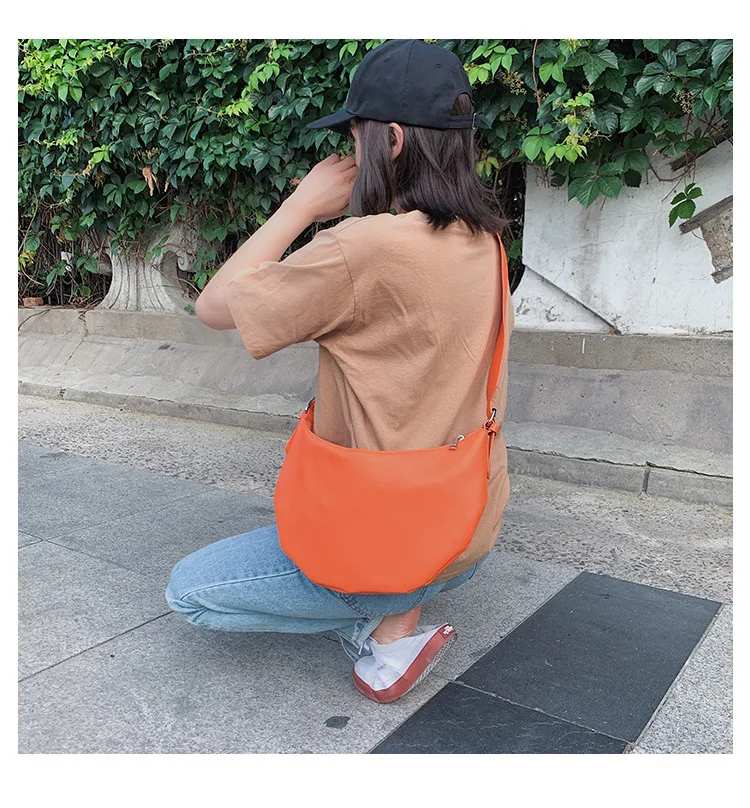 JIULIN Korean version Baitao Summer Simple Popular Women's Bag New Type of Dumpling 2019 Single Shoulder Slant | Багаж и сумки