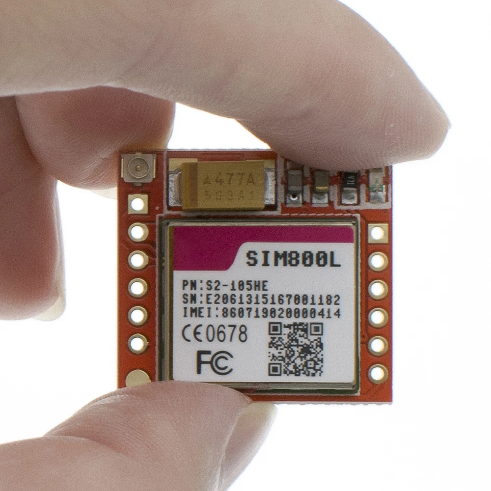 10 шт./лот самый маленький SIM800L GPRS GSM модуль MicroSIM карта Core плата четырехдиапазонный