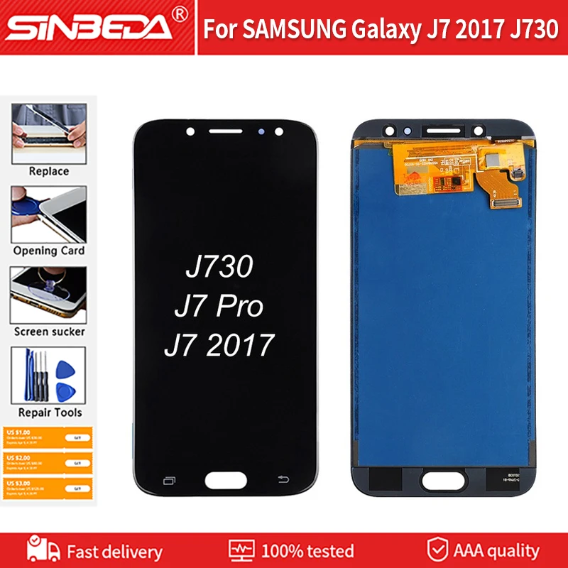 

5.5" For SAMSUNG Galaxy J7 2017 J730 LCD Display Touch Screen Digitizer For Samsung J7 Pro J730F J730G Display Assemblly