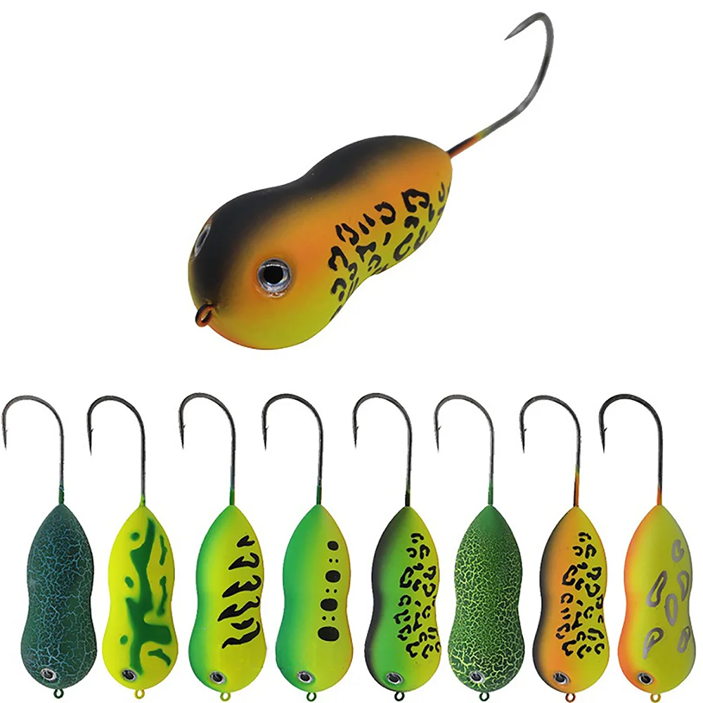 

65mm 10g Wobblers Fish Bionic Artificial Fake Hard Bait Popper Gourd Ice Fishing Lure Accessories Tools Goods for Pike Zander