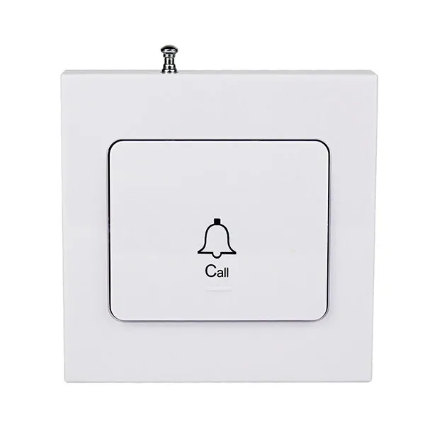 1 кнопочный беспроводной звонок пейджер с кнопкой вызова передатчик система для