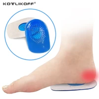 sebs half insoles unisex foot care plantar fasciitis achilles tendonitis heel spur pad pain relief flannel massag inserts