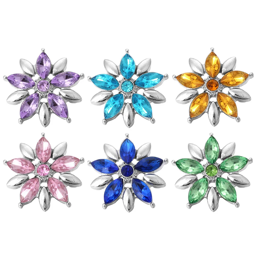 6 шт./лот новые кнопки ювелирные изделия браслеты Очаровательные металлические