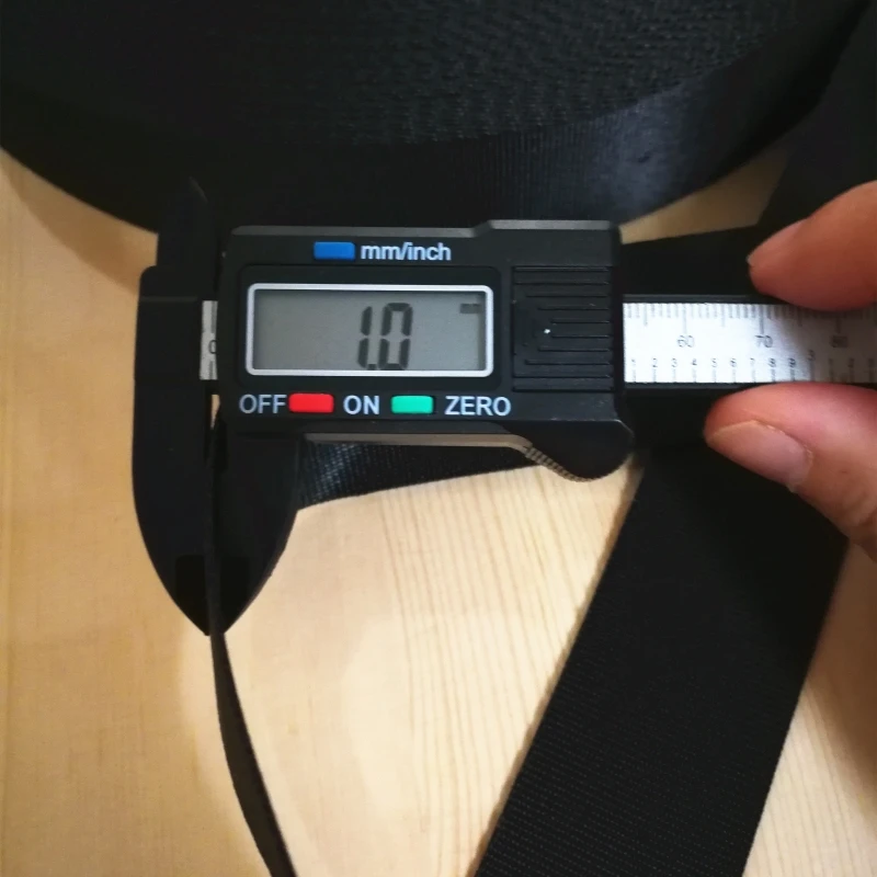 Лента для рюкзака из полиэстера 1 5 дюйма (38 мм) ширина 50|black webbing|bag belt strappolyester webbing