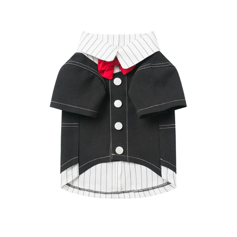 Свадебный костюм для собак одежда мальчиков смокинг вечерняя домашних кошек