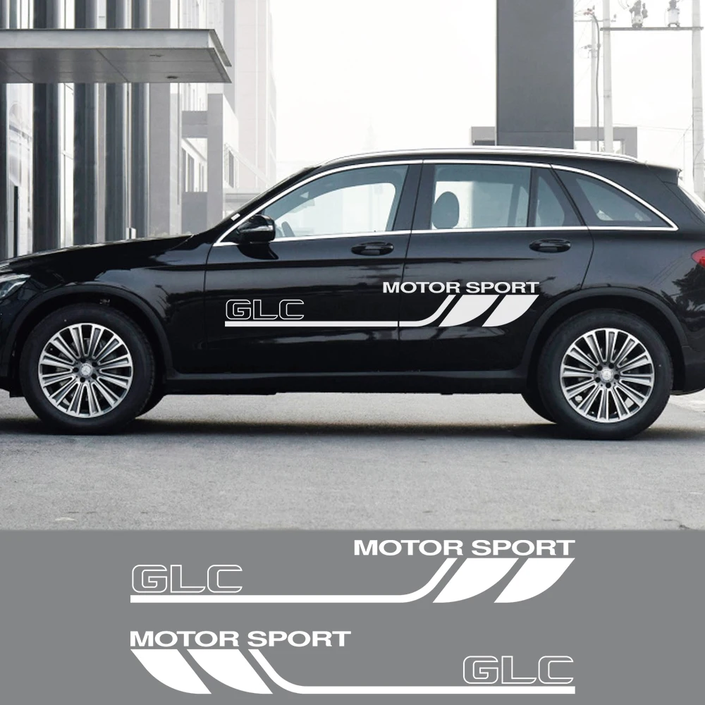 

2 Pcs Car Sticker Body Sticker Graphic Vinyl for Mercedes Benz GLE Coupe C292 W166 W203 W204 W205 GLA GLC Car Accessories