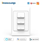 Настенный светильник ель света Zemismart Tuya Zigbee, сенсорный переключатель с нулевым проводом, управление через Alexa Google Home