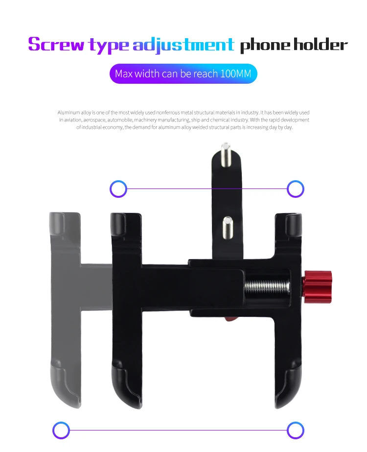 smoyng aluminum alloy motorcycle bike phone holder multi angle adjustment support for iphone xiaomi bicycle mirro handbar mount free global shipping