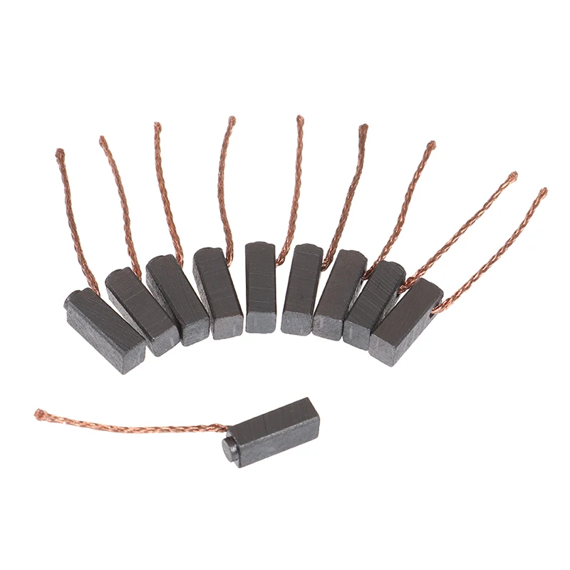 

10psc Carbon Brush 5*6*14mm DC Motor Carbon Brush Graphite Carbon Brush New