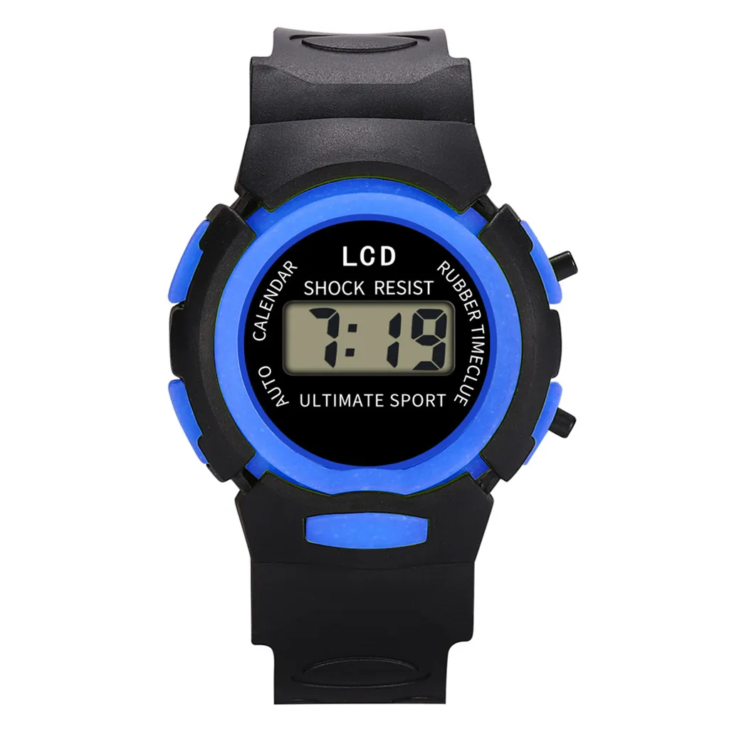 

Children Girls Boys Analog Digital Sport LED Electronic Silicone Wrist Watch for Children Kids Waterproof Wrist Watch New