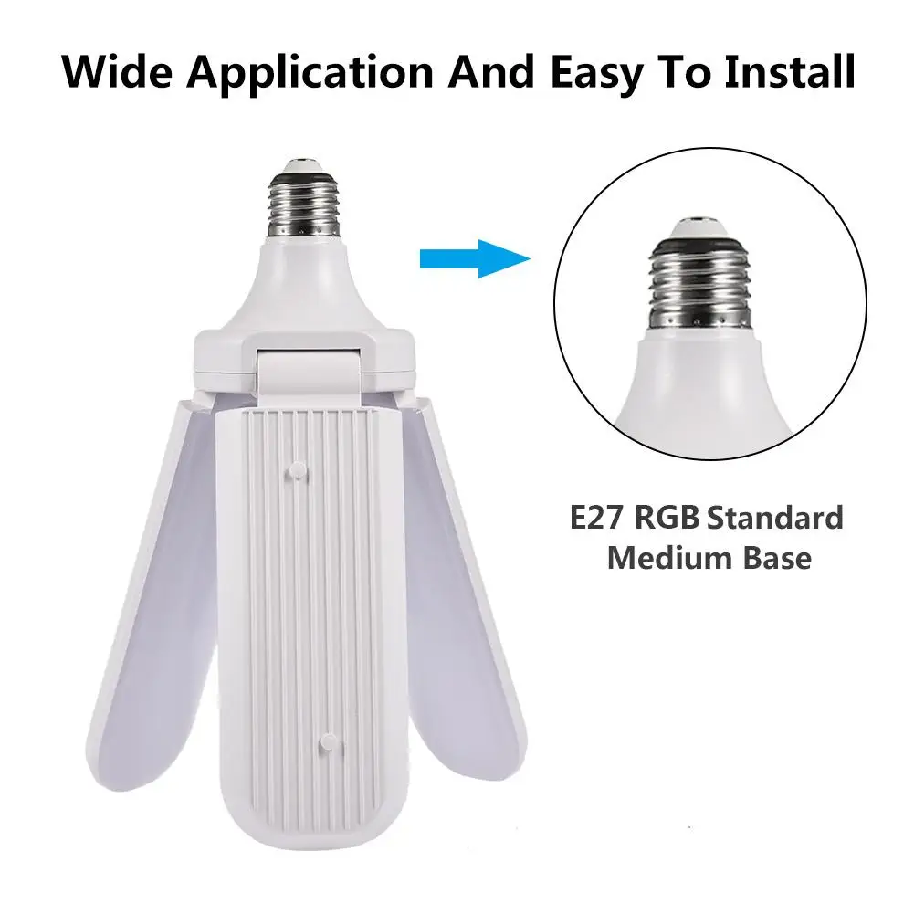 36 Вт E27/E26 вентилятор RGB лезвие светодиодный свет лампы деформируемая игрушка