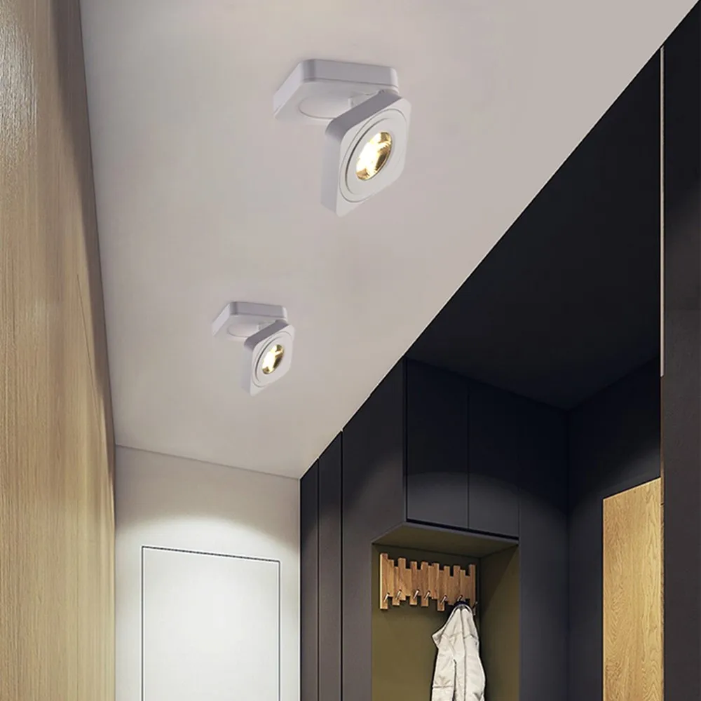 Светодиодный потолочный светильник Регулируемая лампа направленного света с