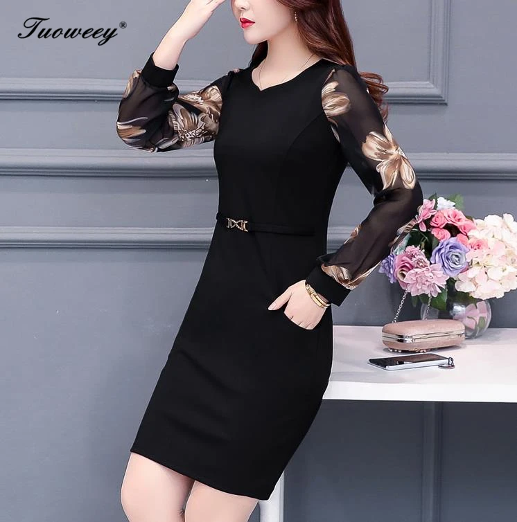 Женское прямое мини-платье с цветочным принтом повседневное облегающее платье