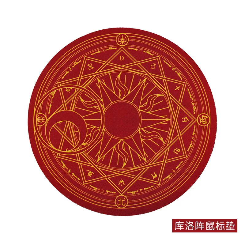 

Japan anime Anime Sailor Moon mouse pad Cosplay Card Captor Sakura mouse pad Girls Halloween Props 20cm*3mm