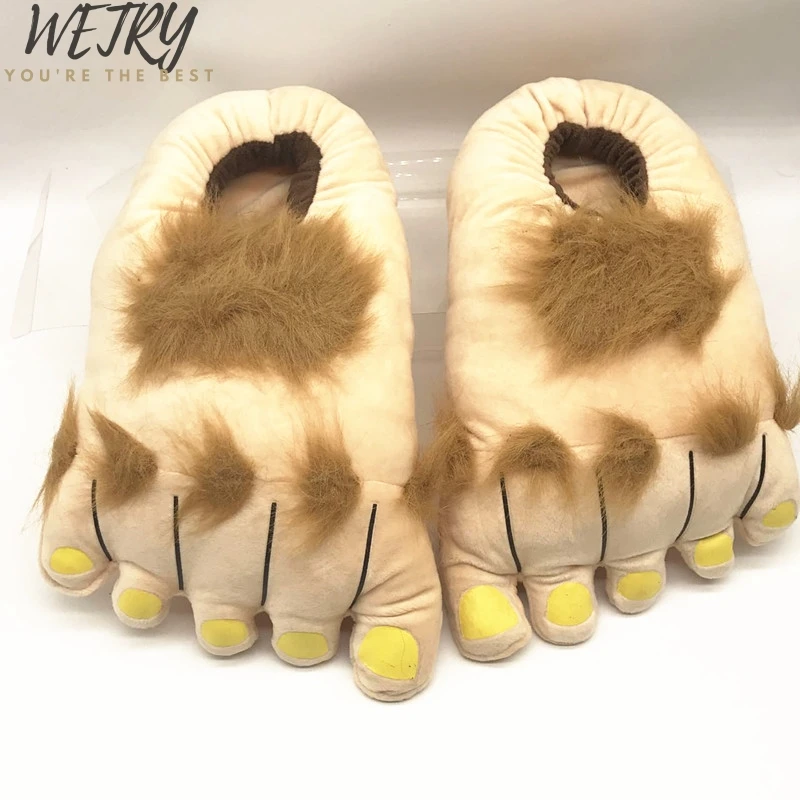Cartoon Slippers Новинка; аниме мультфильм с покемоном; тапочки для влюбленных; теплые женские тапочки; обувь из плюша с шариками эльфа и Пикачу; домашние тапочки для детей - Цвет: Cartoon Slippers